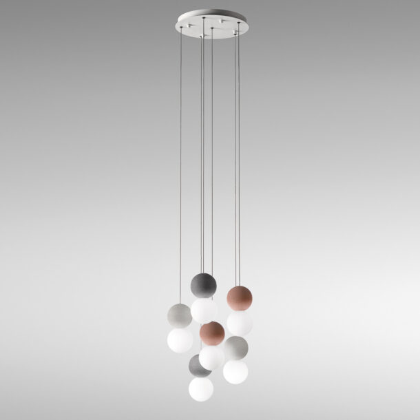 Gea Luce Sfera 6-Light Suspension Ø30 Cm