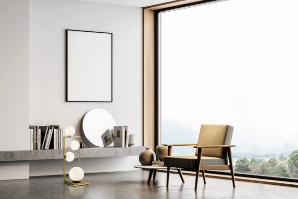 Miloox – Buble Table Lamp 4 Lights, Brushed Gold