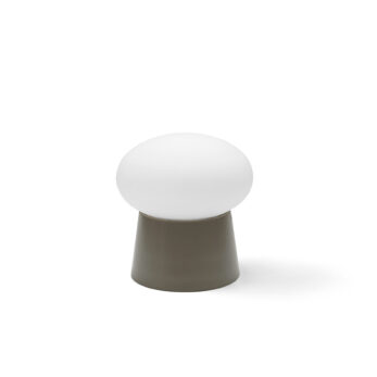 Miloox -  Fuji White Blown Glass Table Lamp