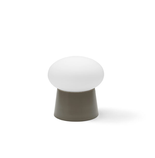 Miloox -  Fuji White Blown Glass Table Lamp