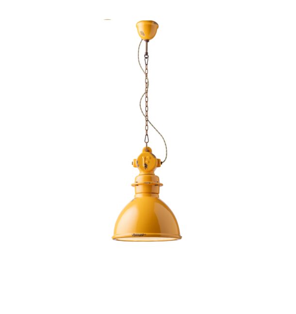 Ferroluce Retrò Industrial Collection Pendant 1 Light - Image 2
