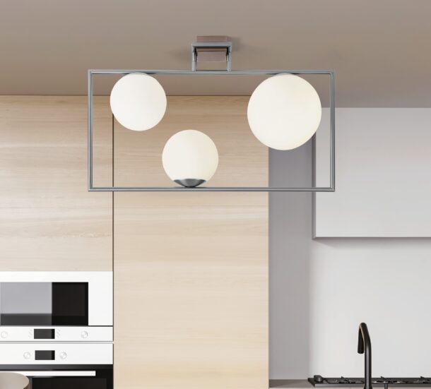 Wooden,Cooking,Interior,With,Island,Cabinet,And,Sink,,Towel,And