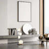 White,Room,Interior,With,Beige,Armchair,,Lamp,With,Coffee,Table
