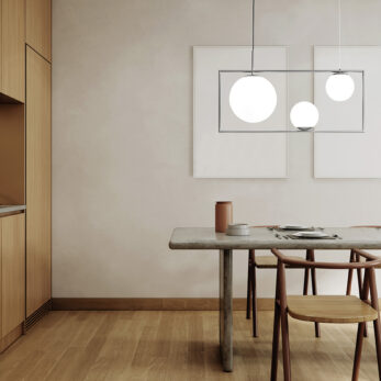 Japandi,,3d,Rendering,Modern,And,Earthtone,Decoration,Mockup,Dining,Room