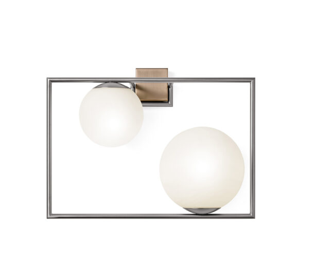 Miloox 1744.364 Buble Parete 2sfere Accesa