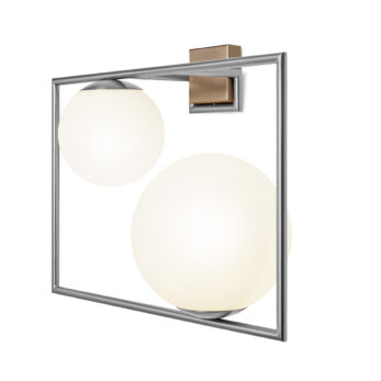 Miloox 1744.364 Buble Parete 2sfere Laterale Accesa