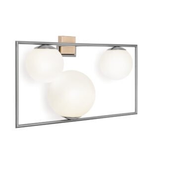 Miloox 1744.365 Buble Parete 3sfere Laterale Accesa
