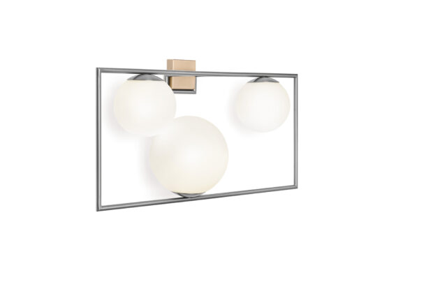 Miloox 1744.365 Buble Parete 3sfere Laterale Accesa