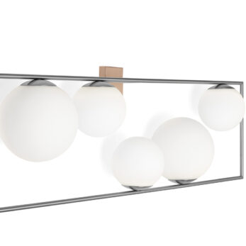Miloox 1744.366 Buble Parete 5sfere Laterale