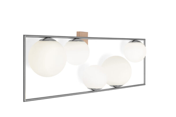 Miloox 1744.366 Buble Parete 5sfere Laterale Accesa