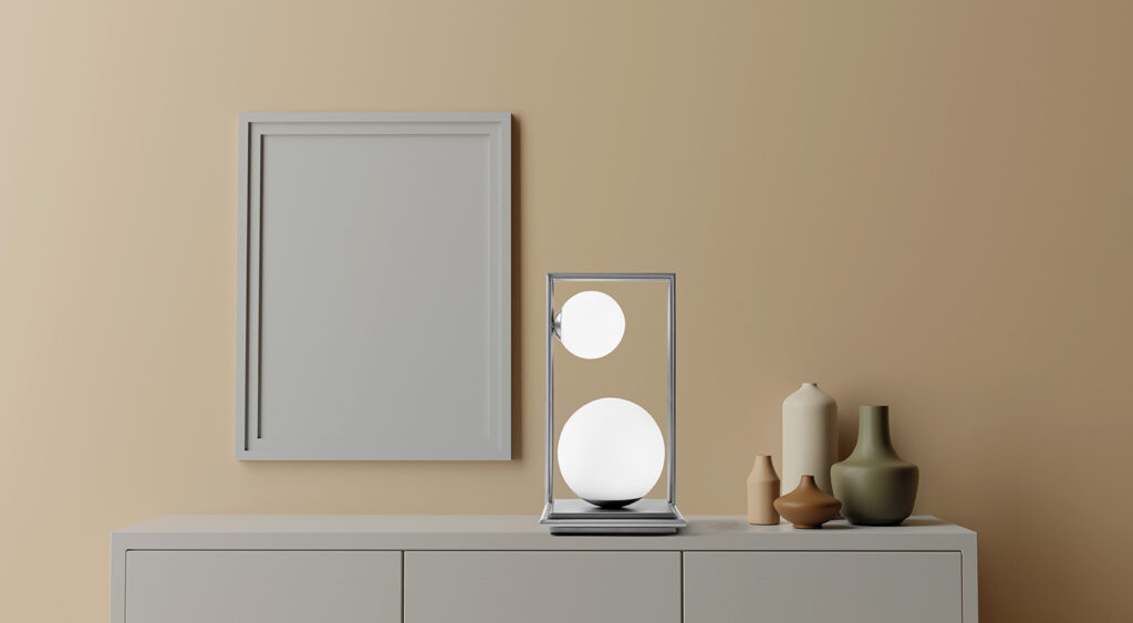 Mock,Up,Poster,Frame,In,Modern,Interior,Background,,3d,Rendering