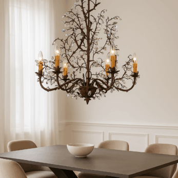Arredoluce Floral Chandelier 6 Lights 580-6
