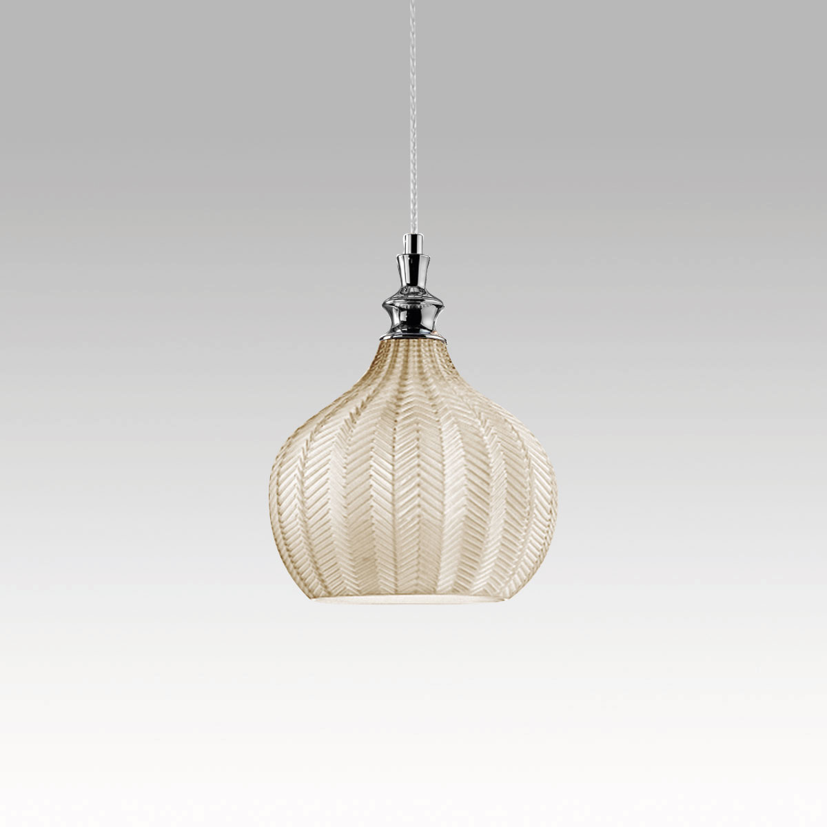 Gealuce CLEOFE S11 Chrome Ochre Pendant Lamp