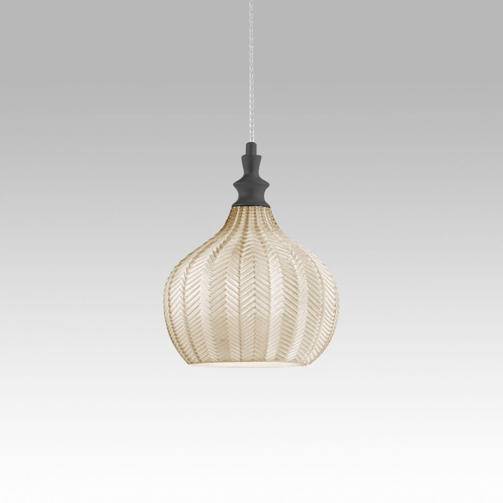 Gealuce lampada a sospensione CLEOFE S11 ocra