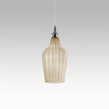 Gealuce pendant lamp CLEOFE S12 chrome ochre