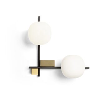 Miloox  Lingotto applique 2 luci