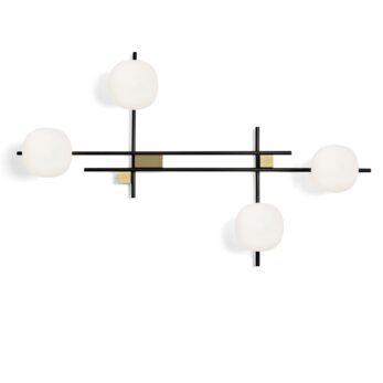 Miloox 1744.347 Lingotto Parete 4luci