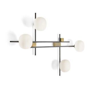 Miloox 1744.347 Lingotto Parete 4luci A