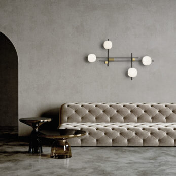 Miloox 1744.347 Lingotto Parete 4luci Amb A