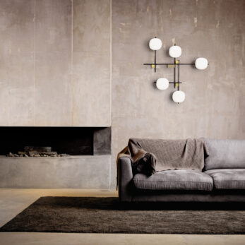 Miloox 1744.348 Lingotto Wall 5-Light Amb