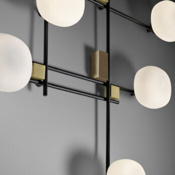 Miloox 1744.348 Lingotto Ceiling 5-Light Detail