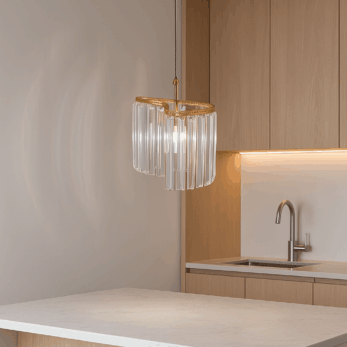 Arredoluce sospensione 1 luce 1030 S oro