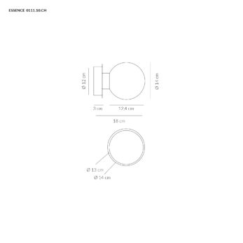 Vivida International Essence 0111.10.CH DISEGNO TECNICO