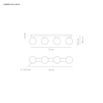 Vivida International Essence 0111.20.CH DISEGNO TECNICO