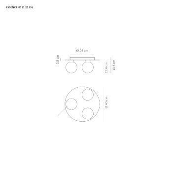 Vivida International Essence 0111.21.CH DISEGNO TECNICO