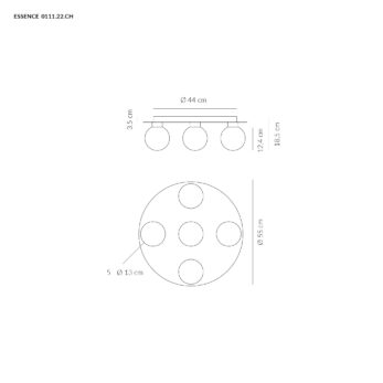 Vivida International Essence 0111.22.CH DISEGNO TECNICO