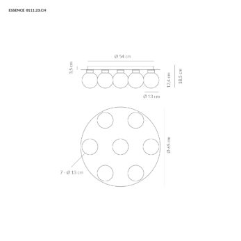 Vivida International Essence 0111.23.CH DISEGNO TECNICO