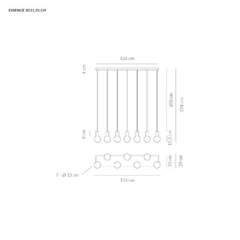 Vivida International Essence 0111.31.CH DISEGNO TECNICO