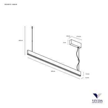 Vivida International Sospensione Segmento 0100.30