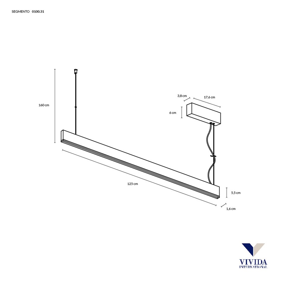 Vivida International Sospensione Segmento 0100.31