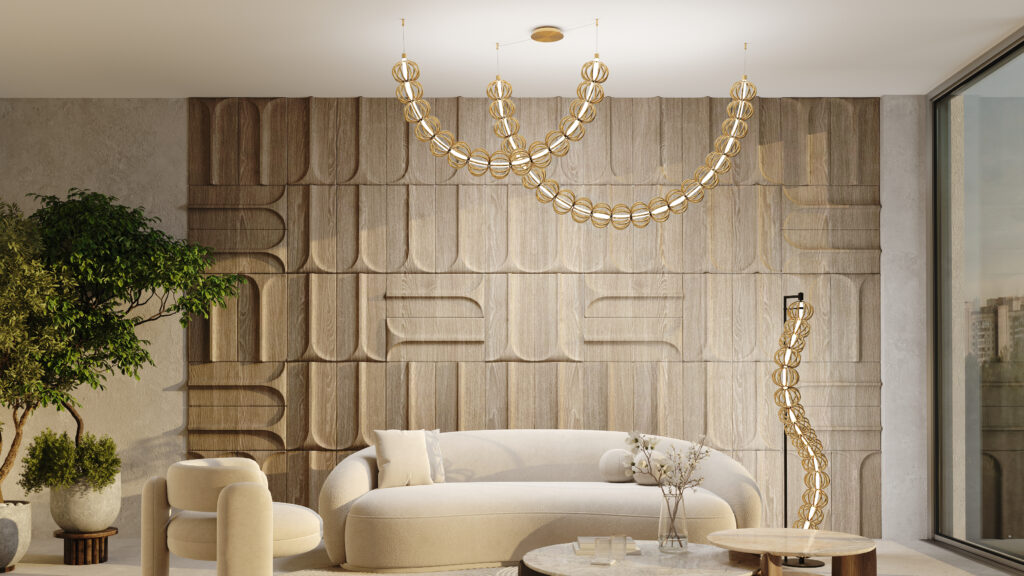 luce calda in soggiorno per creare un’atmosfera accogliente