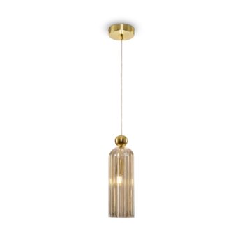 Maytoni Antic pendant light cognac glass