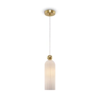 Maytoni Antic Pendant 1 light white glass
