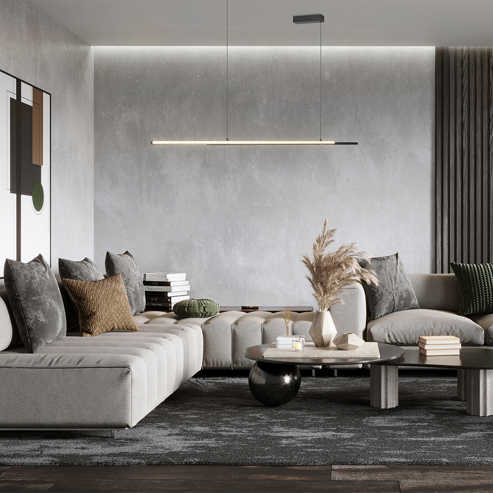 luce fredda in soggiorno con atmosfera poco accogliente 