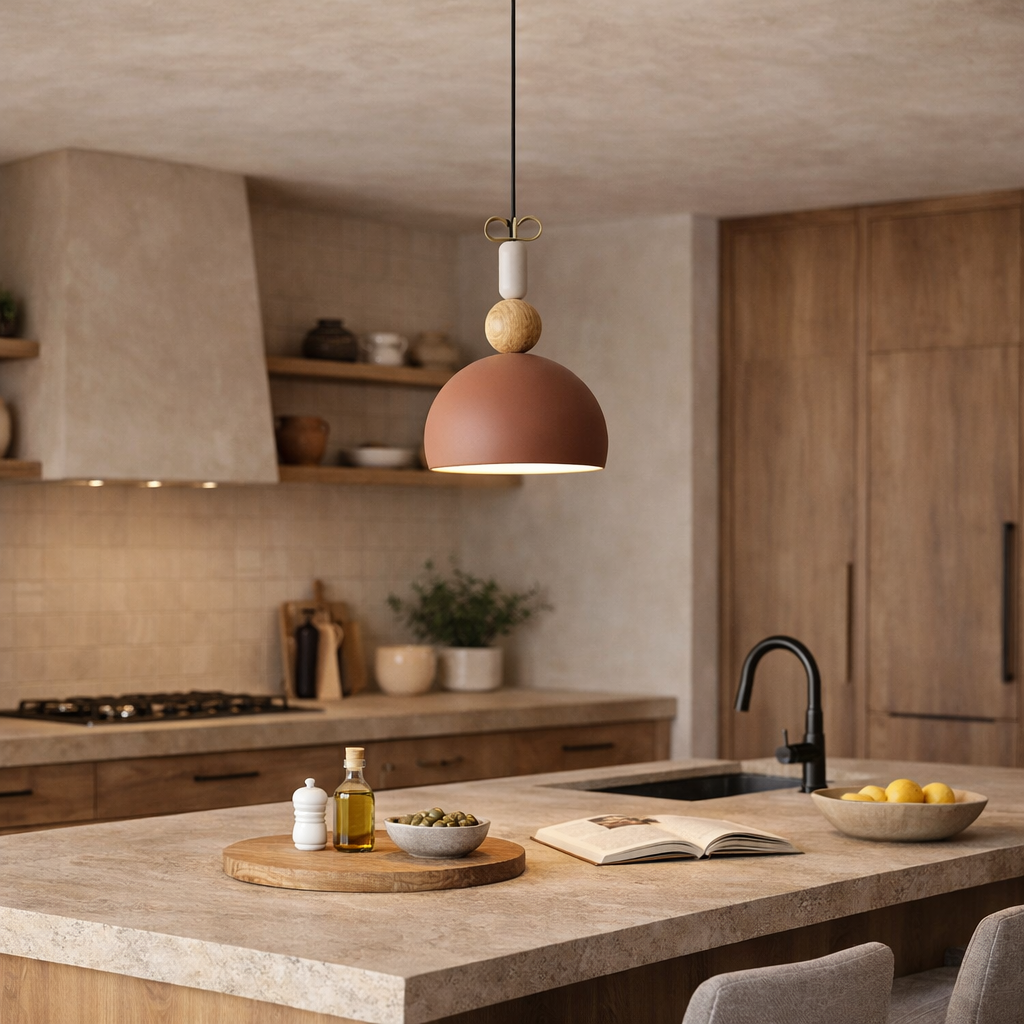 Cucina rustica con sospensione Bon Ton Il Fanale