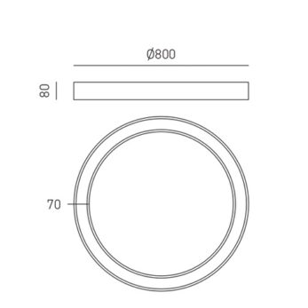Gea Luce Flor Ceiling Light FLOR PG technical data
