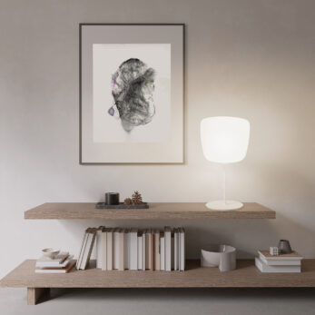ETHEREA LAMPADA DA TAVOLO BIANCO 1X18W LED E27 AMB