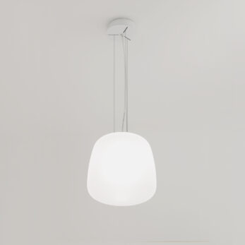 ETHEREA SOSPENSIONE SMALL BIANCO 1X18W LED E27