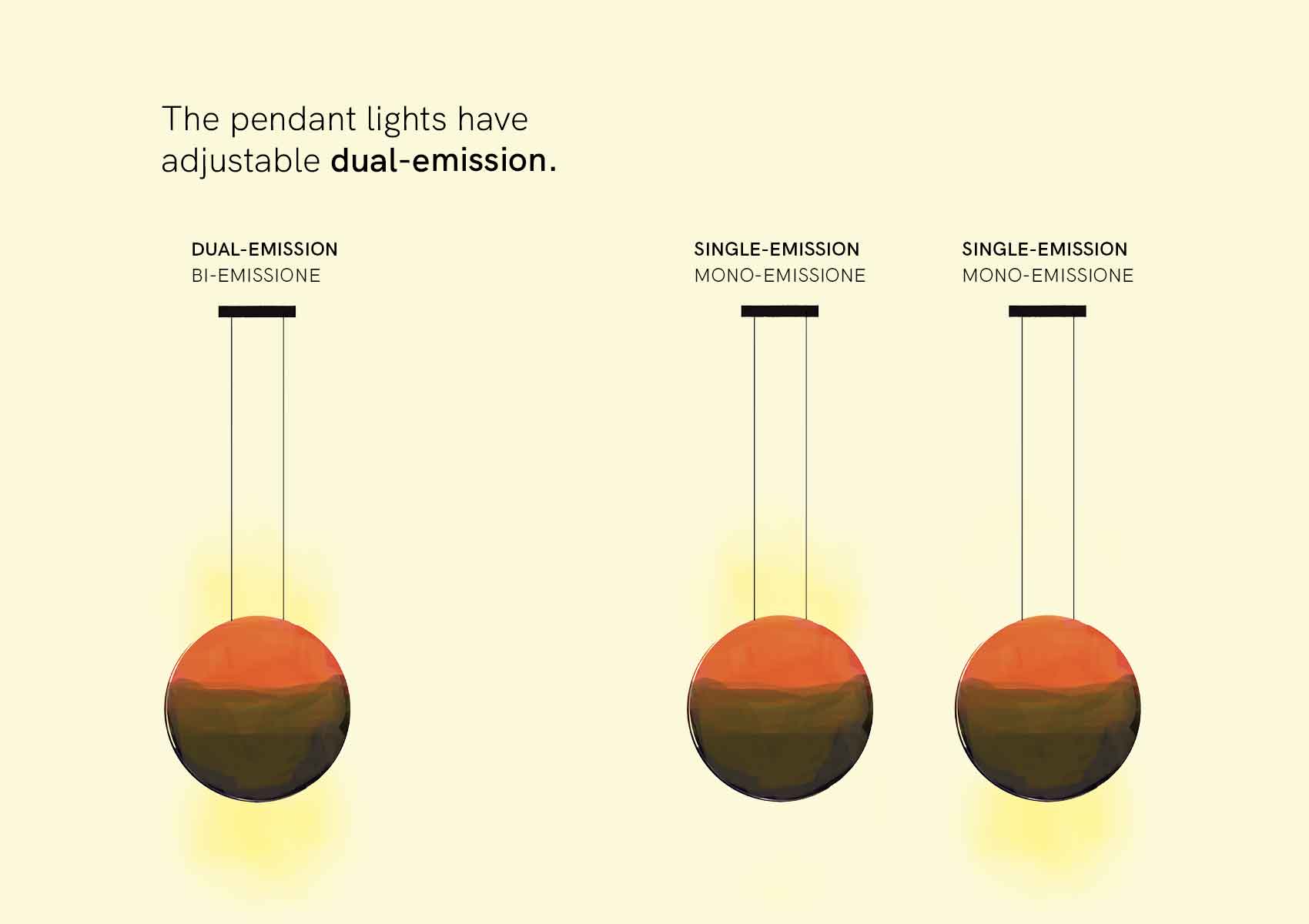 Il Fanale Dea Pendant Dual-Emission