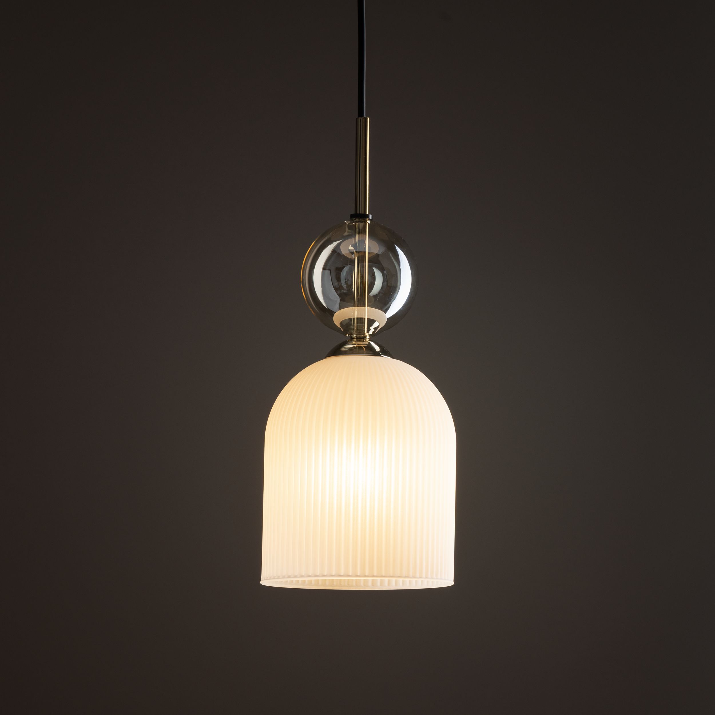 Tk Lighting Sospensione 11020 SOPHIA COGNAC WHITE B1