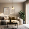 Tk Lighting Sospensione 11039 SOPHIA COGNAC B