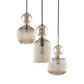 Tk Lighting Sospensione 11041 SOPHIA COGNAC L