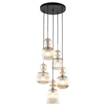 Tk Lighting Sospensione 11043 SOPHIA COGNAC O