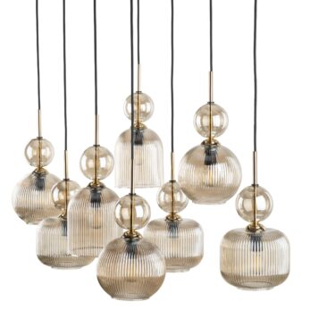 Tk Lighting Sospensione 11045 SOPHIA COGNAC D1