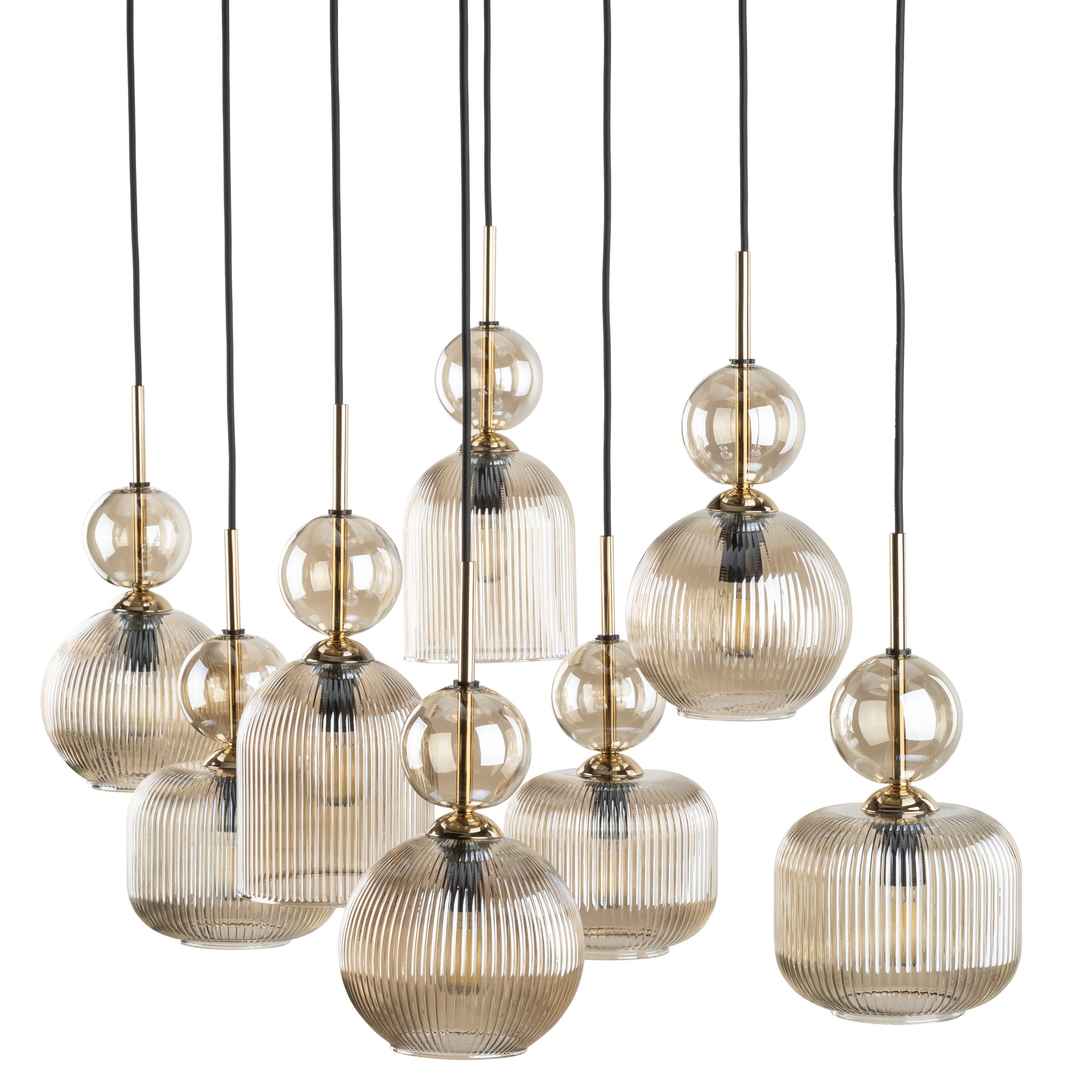 Tk Lighting Sospensione 11045 SOPHIA COGNAC D1