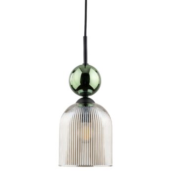 Tk Lighting Sospensione 11146 SOPHIA GREEN COGNAC D W